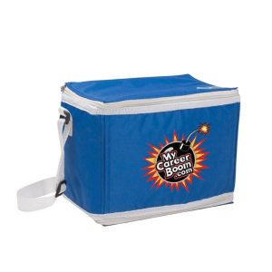 Custom Chill by FlexiFreeze® 6-Can Cooler with Company Logo - Personalized Bulk Corporate Gift