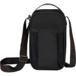 Custom Crossbody Recycled 6-Can Cooler with Company Logo - Personalized Bulk Corporate Gift - 1