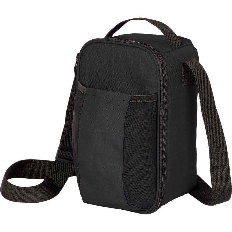 Custom Crossbody Recycled 6-Can Cooler with Company Logo - Personalized Bulk Corporate Gift - 3