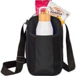 Custom Crossbody Recycled 6-Can Cooler with Company Logo - Personalized Bulk Corporate Gift - 7