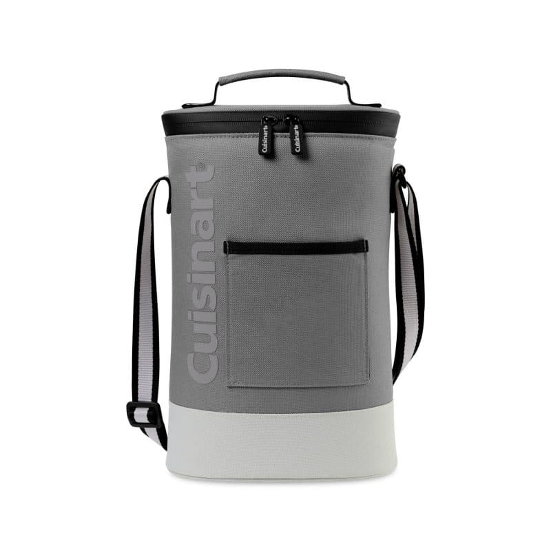 Custom Cuisinart Outdoors Bottle Cooler Tote - Medium Grey with Company Logo - Personalized Bulk Corporate Gift - 1