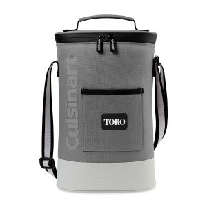 Custom Cuisinart Outdoors Bottle Cooler Tote - Medium Grey with Company Logo - Personalized Bulk Corporate Gift