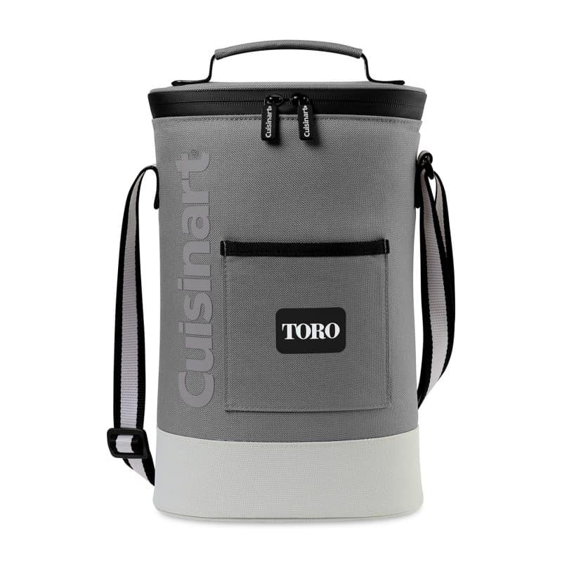 Custom Cuisinart Outdoors Bottle Cooler Tote - Medium Grey with Company Logo - Personalized Bulk Corporate Gift