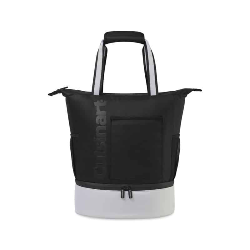 Custom Cuisinart Outdoors Expandable Backpack Cooler - Black with Company Logo - Personalized Bulk Corporate Gift - 1