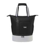 Custom Cuisinart Outdoors Expandable Backpack Cooler - Black with Company Logo - Personalized Bulk Corporate Gift