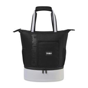Custom Cuisinart Outdoors Expandable Backpack Cooler - Black with Company Logo - Personalized Bulk Corporate Gift