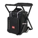 Custom Cuisinart Outdoors Folding Chair Backpack Cooler - Black with Company Logo - Personalized Bulk Corporate Gift