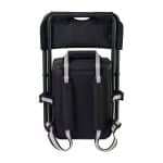 Custom Cuisinart Outdoors Folding Chair Backpack Cooler - Black with Company Logo - Personalized Bulk Corporate Gift - 4