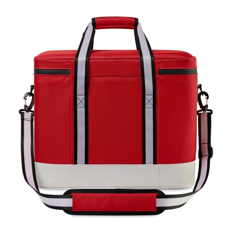 Custom Cuisinart Outdoors Square Cooler - Red with Company Logo - Personalized Bulk Corporate Gift - 3