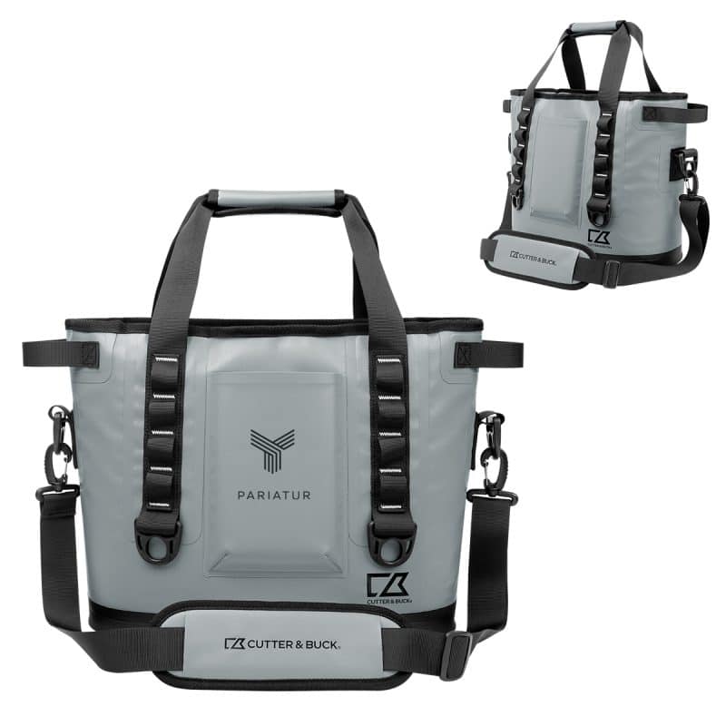 Custom Cutter & Buck® 18 Can Cooler Tote Bag with Company Logo - Personalized Bulk Corporate Gift - 2