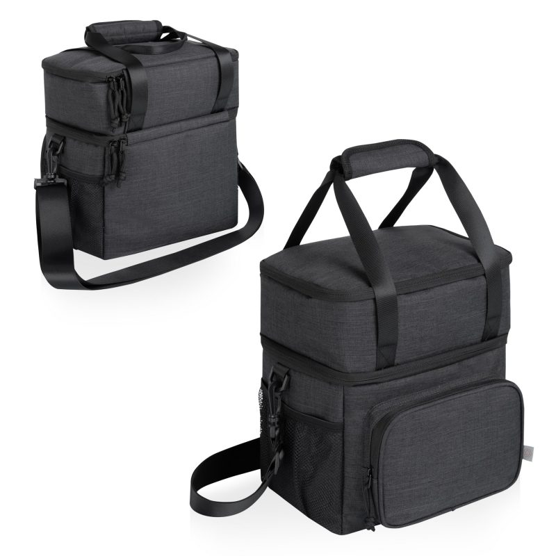 Double-Decker-Lunch-Cooler-480-00-179-000-0 Custom Double-Decker Lunch Cooler with Company Logo - Personalized Bulk Corporate Gift