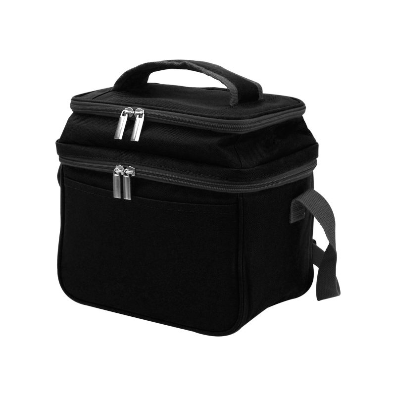 Custom Dual Compartment 6-Can Cooler with Company Logo - Personalized Bulk Corporate Gift - 3
