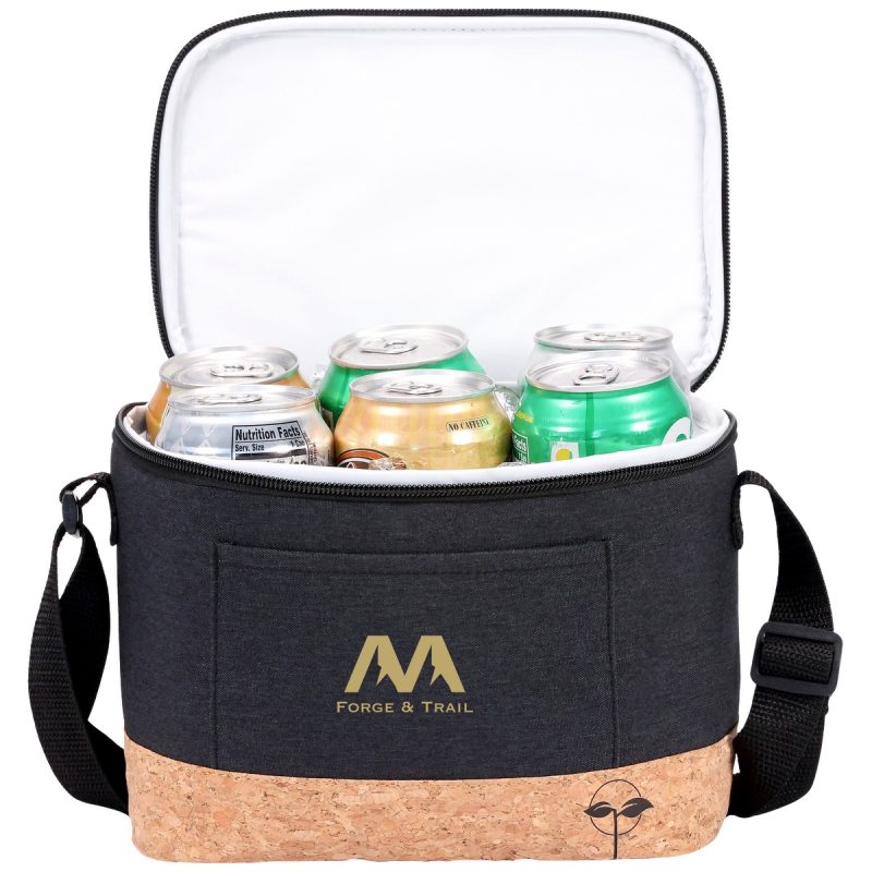 Custom EarthTrendz rPET 6 Can Cooler with Company Logo - Personalized Bulk Corporate Gift - 3