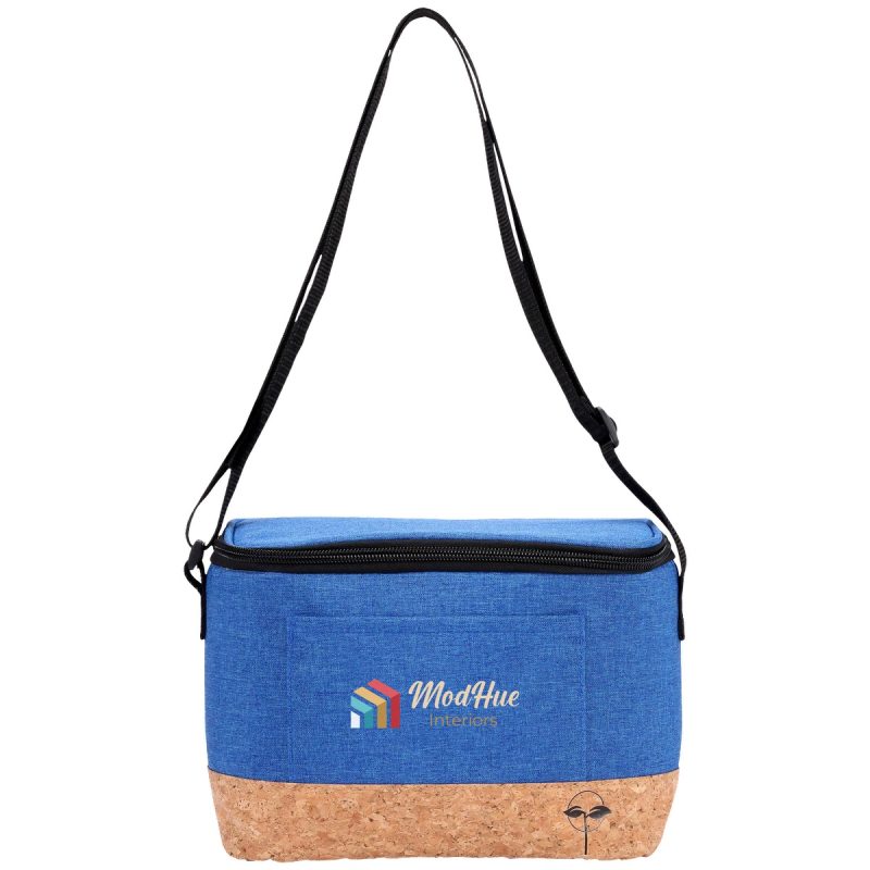 Custom EarthTrendz rPET 6 Can Cooler with Company Logo - Personalized Bulk Corporate Gift - 7