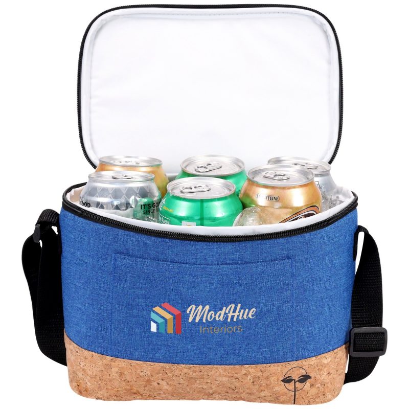 Custom EarthTrendz rPET 6 Can Cooler with Company Logo - Personalized Bulk Corporate Gift - 8