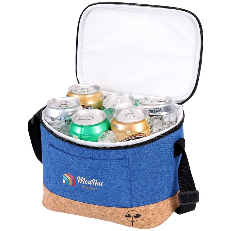 Custom EarthTrendz rPET 6 Can Cooler with Company Logo - Personalized Bulk Corporate Gift - 9