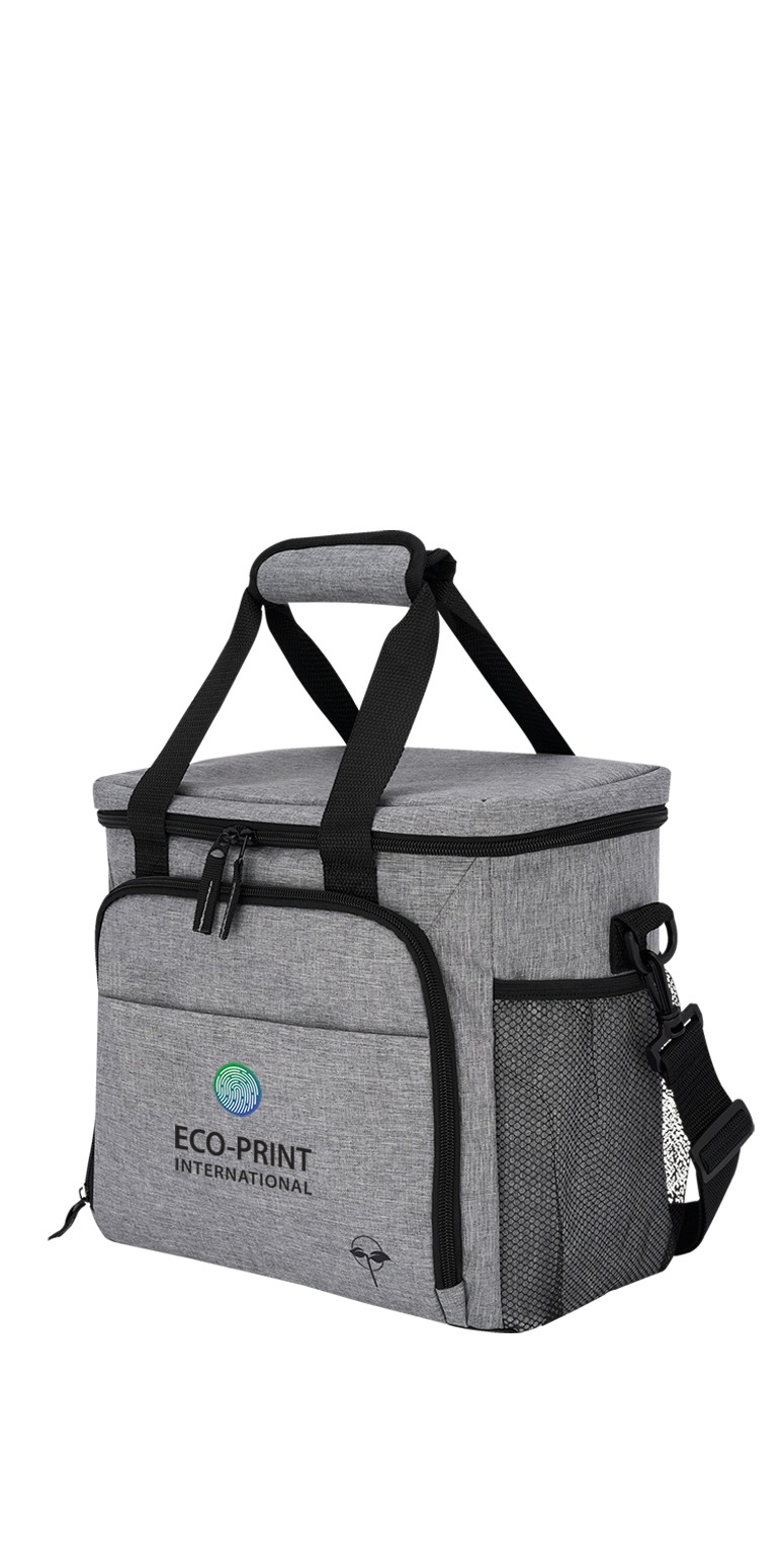 Custom EarthTrendz rPET Whitewater 24 Can Cooler with Company Logo - Personalized Bulk Corporate Gift