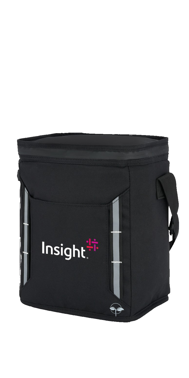 Custom EarthTrendz rPET Zephyr 12 Can Cooler with Company Logo - Personalized Bulk Corporate Gift