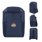 Custom Endeavor Rpet 15 Can Cooler Backpack with Company Logo - Personalized Bulk Corporate Gift - 5