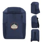 Custom Endeavor Rpet 15 Can Cooler Backpack with Company Logo - Personalized Bulk Corporate Gift - 7