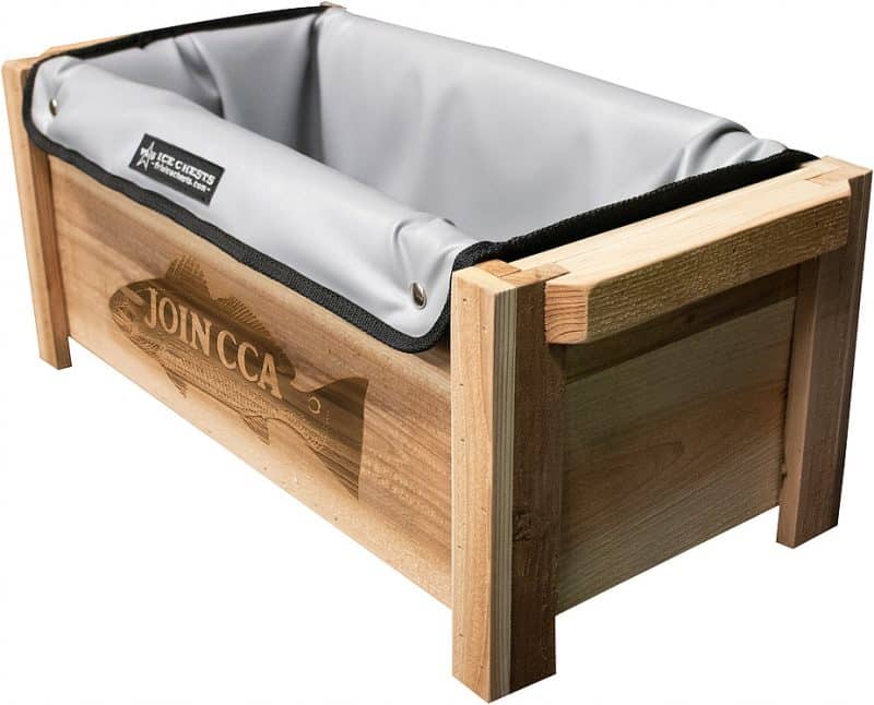 Custom FRIO Picnic Cedar 24 Can Cooler (Laser Etched) with Company Logo - Personalized Bulk Corporate Gift - 1