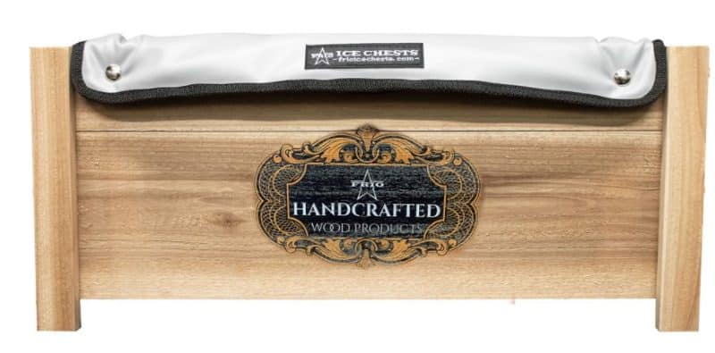 Custom FRIO Picnic Cedar 24 Can Cooler (Laser Etched) with Company Logo - Personalized Bulk Corporate Gift