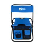 Custom Folding Chair w/24 Can Cooler Bag & Pockets with Company Logo - Personalized Bulk Corporate Gift - 3
