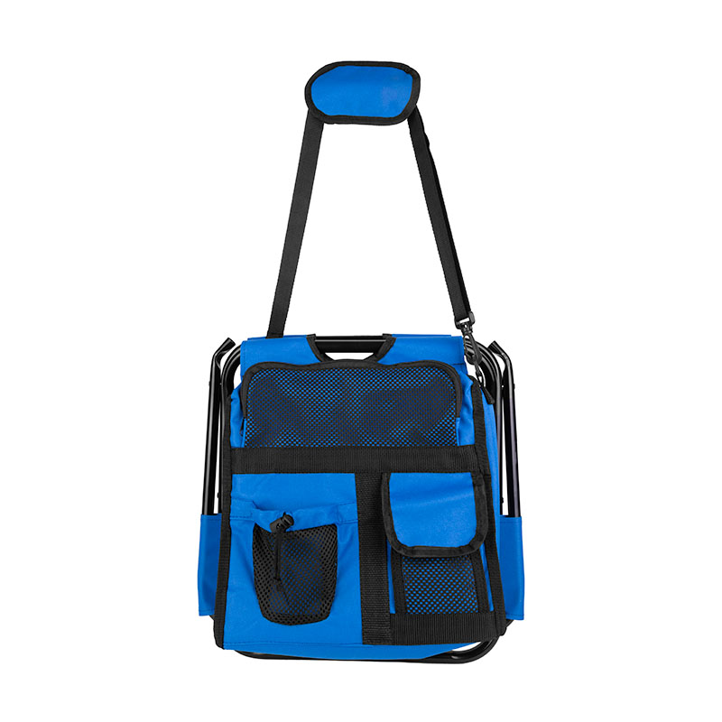 Custom Folding Chair w/24 Can Cooler Bag & Pockets with Company Logo - Personalized Bulk Corporate Gift - 4