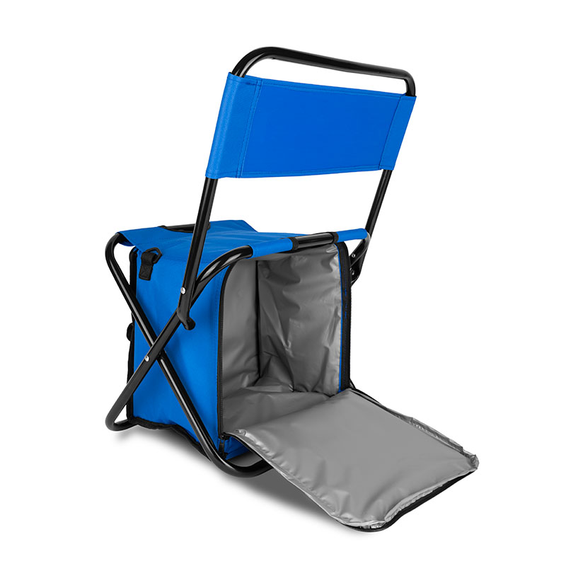 Custom Folding Chair w/24 Can Cooler Bag & Pockets with Company Logo - Personalized Bulk Corporate Gift - 6