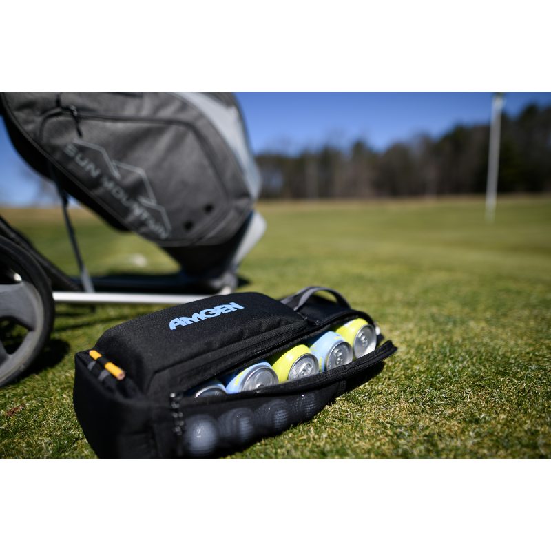 Custom Golf Links Recycled rPET Cooler - Black with Company Logo - Personalized Bulk Corporate Gift - 7