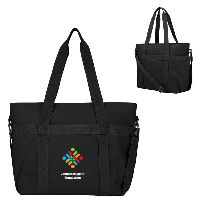 Custom Hudson Rpet 36 Can Cooler Tote Bag with Company Logo - Personalized Bulk Corporate Gift - 6