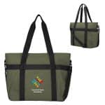 Custom Hudson Rpet 36 Can Cooler Tote Bag with Company Logo - Personalized Bulk Corporate Gift - 9