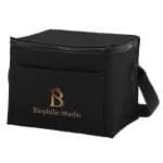 Custom Hudson Rpet 6 Can Cooler Bag with Company Logo - Personalized Bulk Corporate Gift - 2