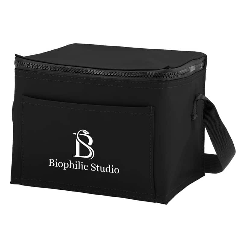 Custom Hudson Rpet 6 Can Cooler Bag with Company Logo - Personalized Bulk Corporate Gift - 3