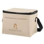 Custom Hudson Rpet 6 Can Cooler Bag with Company Logo - Personalized Bulk Corporate Gift - 5