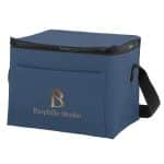 Custom Hudson Rpet 6 Can Cooler Bag with Company Logo - Personalized Bulk Corporate Gift - 8