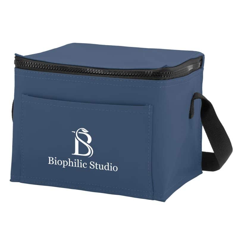 Custom Hudson Rpet 6 Can Cooler Bag with Company Logo - Personalized Bulk Corporate Gift - 9