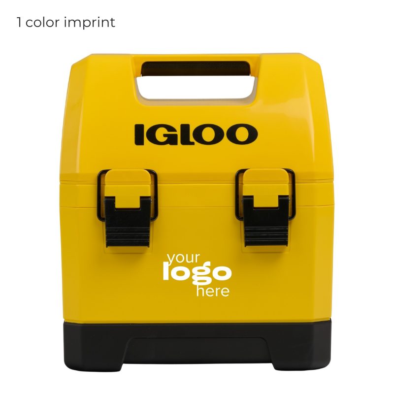 Custom Igloo 10 QT Gripper CoolBox Personal Hard Side Cooler with Company Logo - Personalized Bulk Corporate Gift - 2