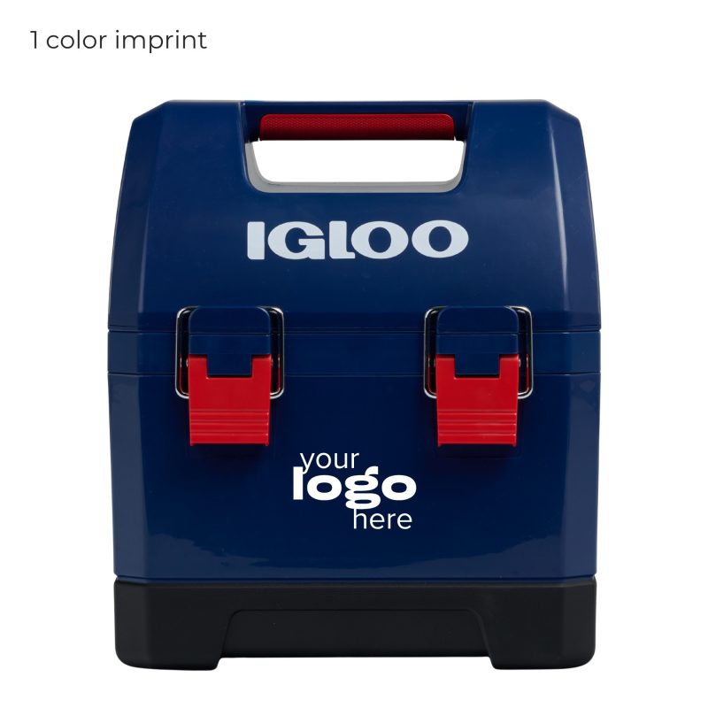 Custom Igloo 10 QT Gripper CoolBox Personal Hard Side Cooler with Company Logo - Personalized Bulk Corporate Gift - 5