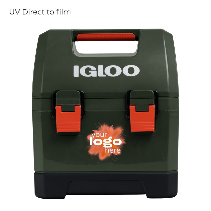 Custom Igloo 10 QT Gripper CoolBox Personal Hard Side Cooler with Company Logo - Personalized Bulk Corporate Gift - 8