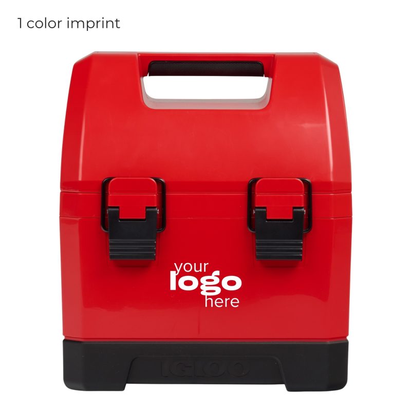 Custom Igloo 10 QT Gripper CoolBox Personal Hard Side Cooler with Company Logo - Personalized Bulk Corporate Gift