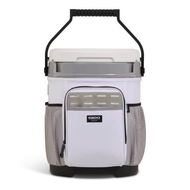 Custom Igloo 5 Gallon Bucket Cooler - White with Company Logo - Personalized Bulk Corporate Gift