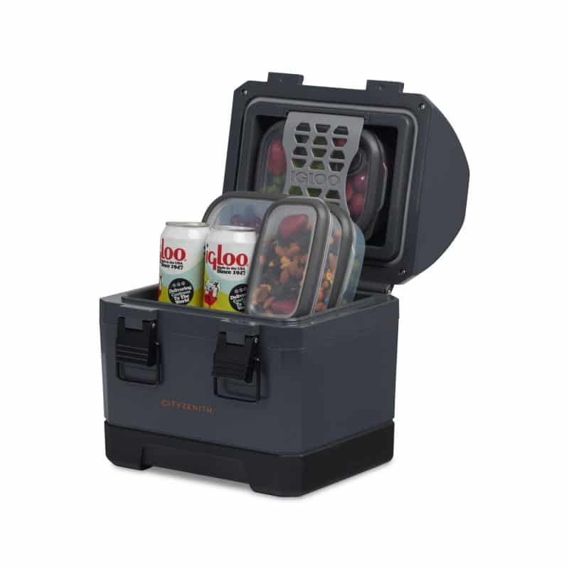 Custom Igloo Cool Box Cooler - 11 Qt - Tactical Gray with Company Logo - Personalized Bulk Corporate Gift - 6