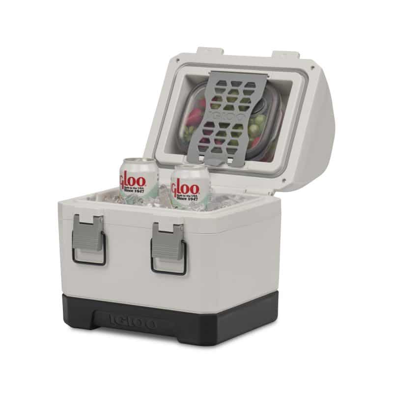 Custom Igloo Cool Box Cooler - 11 Qt - White with Company Logo - Personalized Bulk Corporate Gift - 7
