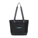 Custom Igloo Day Chiller Recycled Poly 9 Can Tote Soft Cooler - Black with Company Logo - Personalized Bulk Corporate Gift