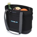 Custom Igloo Day Chiller Recycled Poly 9 Can Tote Soft Cooler - Black with Company Logo - Personalized Bulk Corporate Gift - 2