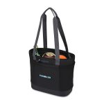Custom Igloo Day Chiller Recycled Poly 9 Can Tote Soft Cooler - Black with Company Logo - Personalized Bulk Corporate Gift - 3