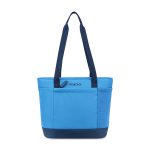 Custom Igloo Day Chiller Recycled Poly 9 Can Tote Soft Cooler - Brilliant Blue with Company Logo - Personalized Bulk Corporate Gift - 1