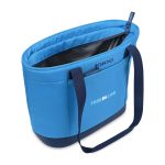Custom Igloo Day Chiller Recycled Poly 9 Can Tote Soft Cooler - Brilliant Blue with Company Logo - Personalized Bulk Corporate Gift - 3