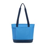 Custom Igloo Day Chiller Recycled Poly 9 Can Tote Soft Cooler - Brilliant Blue with Company Logo - Personalized Bulk Corporate Gift - 4
